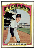 1972 Topps Baseball #658 Steve Dunning Indians EX-MT 476825