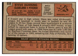 1972 Topps Baseball #658 Steve Dunning Indians EX-MT 476825