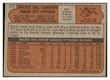 1972 Topps Baseball #717 Bruce Dal Canton Royals EX-MT 476832
