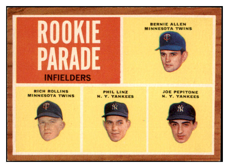1962 Topps Baseball #596 Joe Pepitone Yankees EX-MT 476838