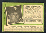 1971 Topps Baseball #026 Bert Blyleven Twins EX 476899