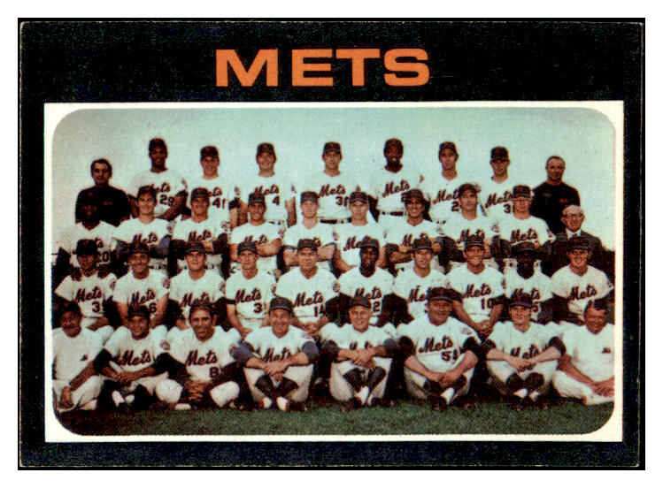 1971 Topps Baseball #641 New York Mets Team EX-MT 476908