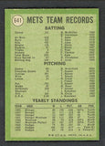 1971 Topps Baseball #641 New York Mets Team EX-MT 476908