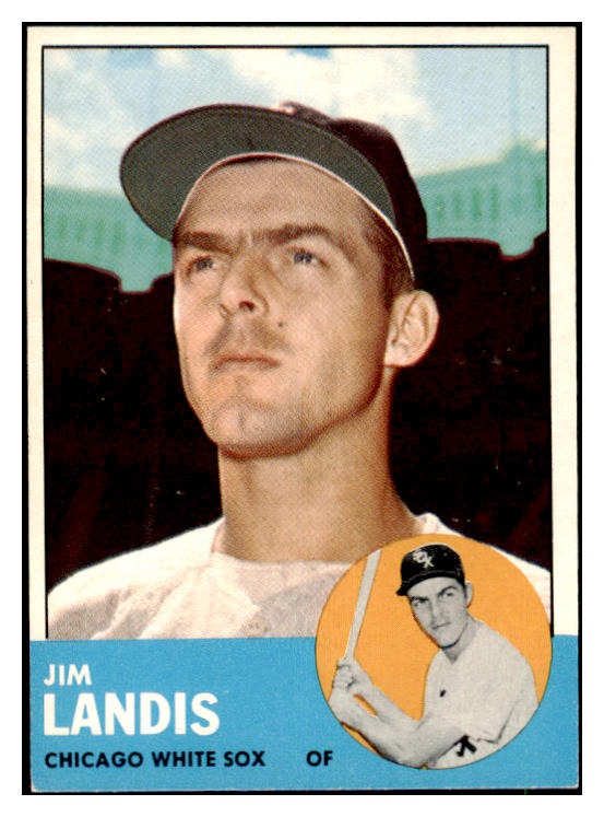 1963 Topps Baseball #485 Jim Landis White Sox VG-EX 476951