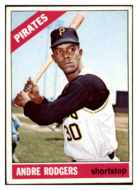 1966 Topps Baseball #592 Andre Rodgers Pirates EX-MT 476977