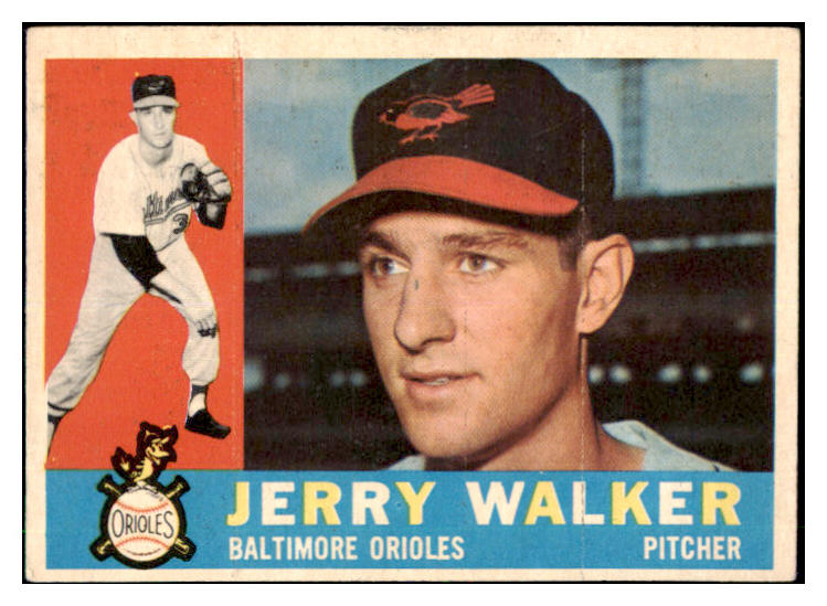 1960 Topps Baseball #540 Jerry Walker Orioles VG-EX 477006