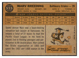 1960 Topps Baseball #525 Marv Breeding Orioles EX 477010