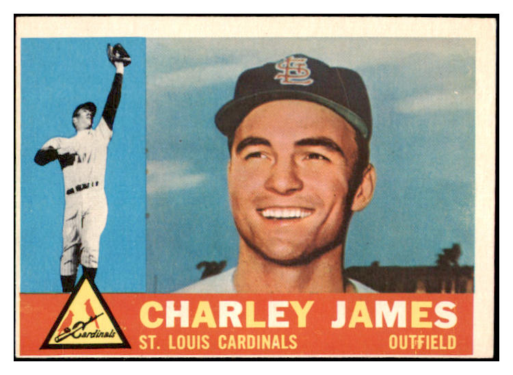 1960 Topps Baseball #517 Charley James Cardinals EX 477011