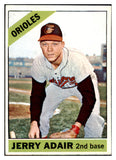 1966 Topps Baseball #533 Jerry Adair Orioles EX+/EX-MT 477014