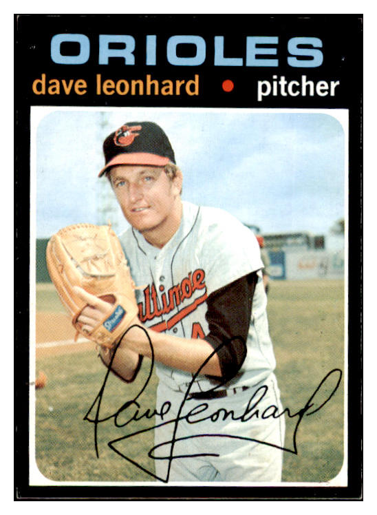 1971 Topps Baseball #716 Dave Leonhard Orioles EX+/EX-MT 477042