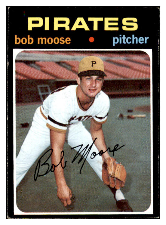 1971 Topps Baseball #690 Bob Moose Pirates EX+/EX-MT 477048