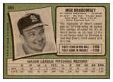 1971 Topps Baseball #685 Moe Drabowsky Cardinals EX+/EX-MT 477049