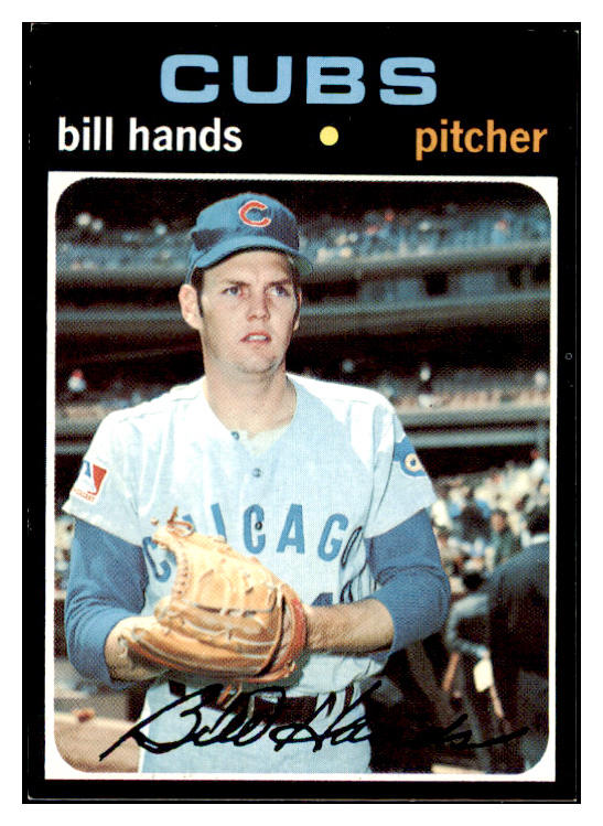 1971 Topps Baseball #670 Bill Hands Cubs EX+/EX-MT 477052