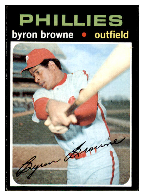 1971 Topps Baseball #659 Byron Browne Phillies EX+/EX-MT 477057