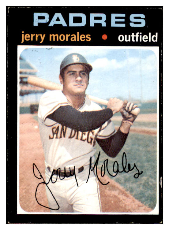 1971 Topps Baseball #696 Jerry Morales Padres VG-EX 477066