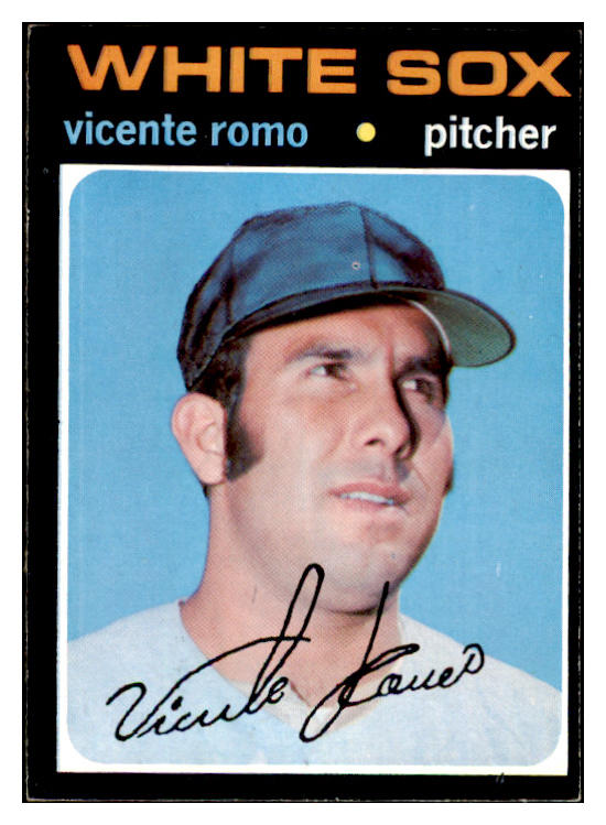 1971 Topps Baseball #723 Vicente Romo White Sox EX-MT 477086