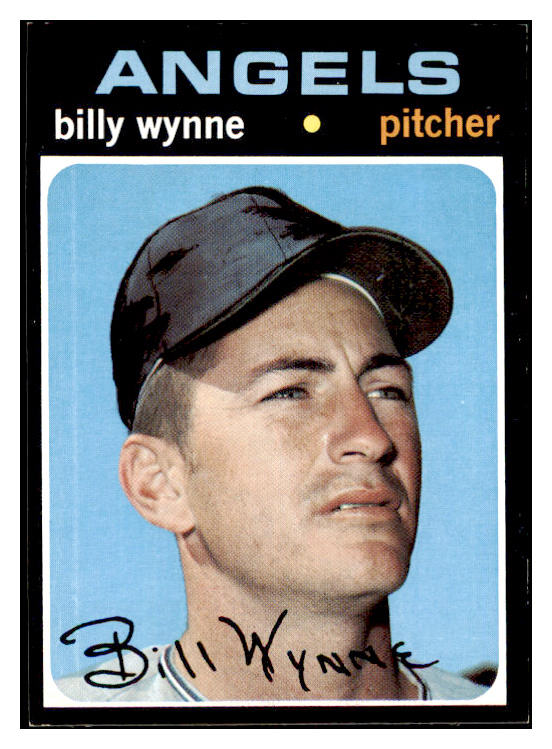 1971 Topps Baseball #718 Billy Wynne Angels EX-MT 477087