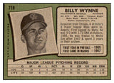1971 Topps Baseball #718 Billy Wynne Angels EX-MT 477087