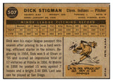 1960 Topps Baseball #507 Dick Stigman Indians EX-MT 477096