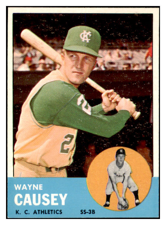 1963 Topps Baseball #539 Wayne Causey A's NR-MT 477126