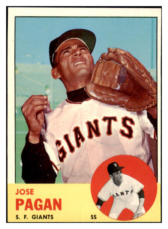 1963 Topps Baseball #545 Jose Pagan Giants NR-MT 477127
