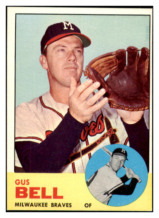 1963 Topps Baseball #547 Gus Bell Braves NR-MT 477129