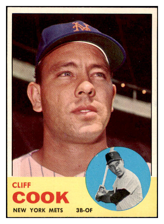 1963 Topps Baseball #566 Cliff Cook Mets NR-MT 477134