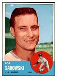 1963 Topps Baseball #568 Bob Sadowski Angels NR-MT 477135