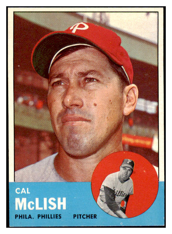 1963 Topps Baseball #512 Cal Mclish Phillies NR-MT 477138