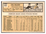 1963 Topps Baseball #512 Cal Mclish Phillies NR-MT 477138