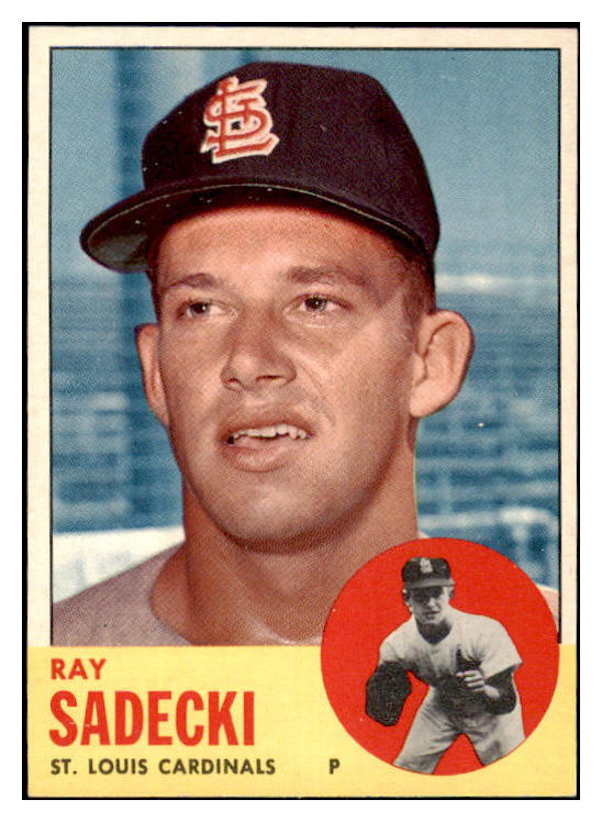 1963 Topps Baseball #486 Ray Sadecki Cardinals NR-MT 477142