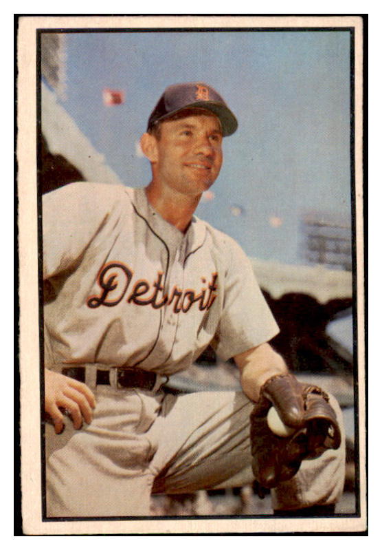 1953 Bowman Color Baseball #091 Steve Souchock Tigers VG-EX 477155