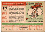 1955 Topps Baseball #171 Dick Brodowski Red Sox EX-MT 477161