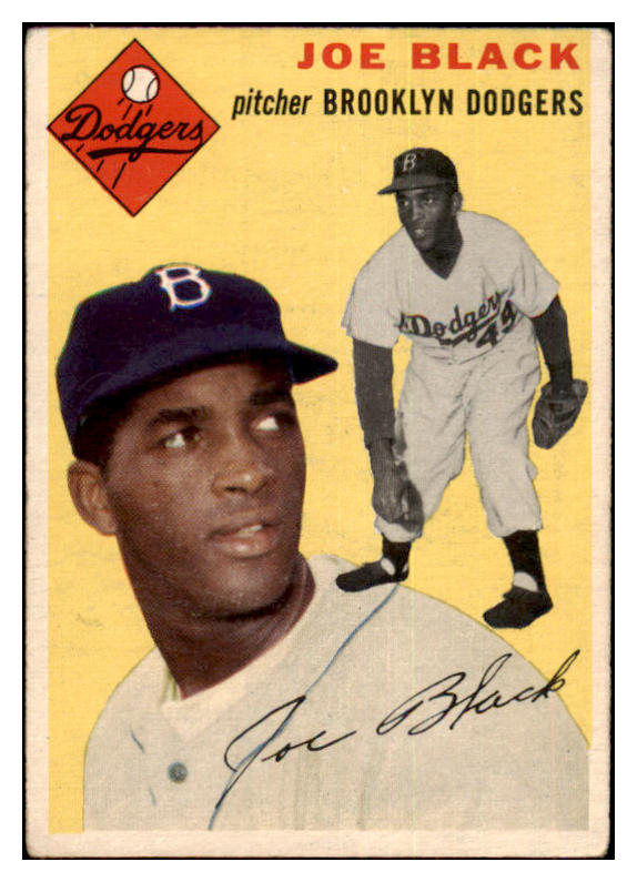 1954 Topps Baseball #098 Joe Black Dodgers VG-EX 477175