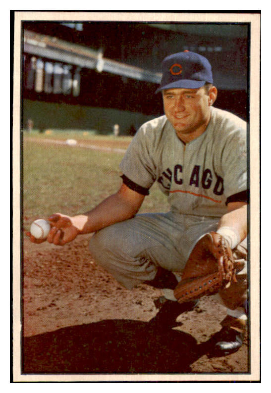 1953 Bowman Color Baseball #007 Harry Chiti Cubs NR-MT 477190