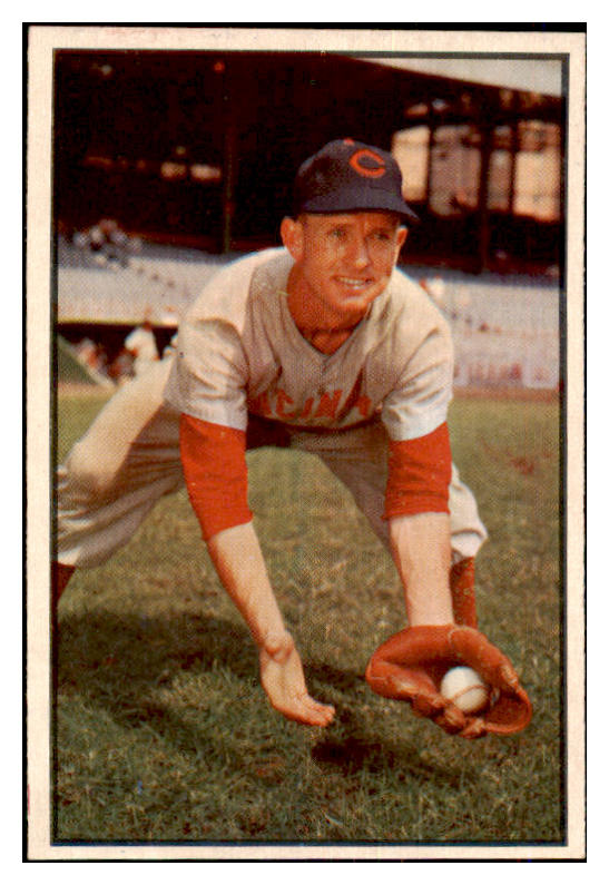 1953 Bowman Color Baseball #026 Roy McMillan Reds NR-MT 477191