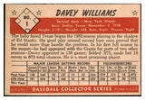 1953 Bowman Color Baseball #001 Davey Williams Giants EX-MT 477195