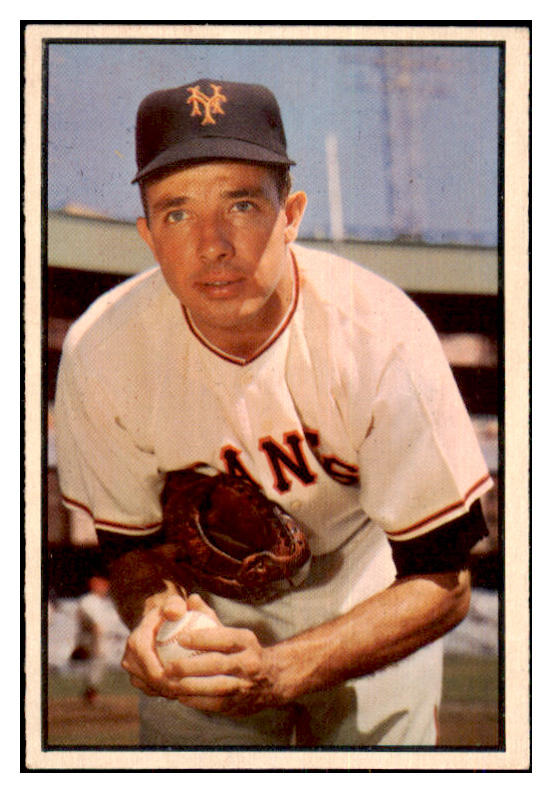 1953 Bowman Color Baseball #076 Jim Hearn Giants EX+/EX-MT 477200