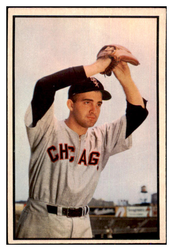 1953 Bowman Color Baseball #073 Billy Pierce White Sox EX+/EX-MT 477201