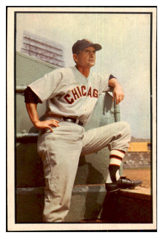 1953 Bowman Color Baseball #039 Paul Richards White Sox EX+/EX-MT 477209