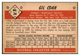 1953 Bowman Color Baseball #034 Gil Coan Senators EX+/EX-MT 477211