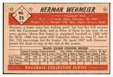 1953 Bowman Color Baseball #023 Herman Wehmeier Reds EX+/EX-MT 477214