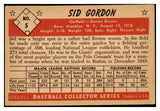 1953 Bowman Color Baseball #005 Sid Gordon Braves EX+/EX-MT 477219