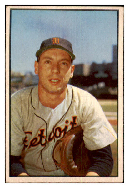 1953 Bowman Color Baseball #006 Joe Ginsberg Tigers EX+/EX-MT 477220