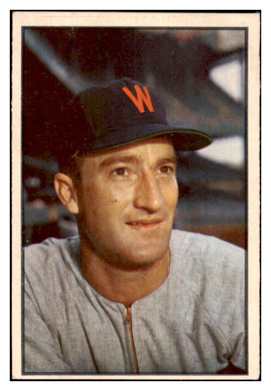 1953 Bowman Color Baseball #022 Bob Porterfield Senators EX 477221