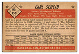 1953 Bowman Color Baseball #150 Carl Scheib A's VG-EX 477230