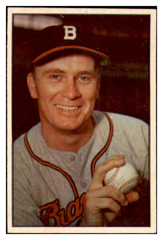 1953 Bowman Color Baseball #037 Jim Wilson Braves EX-MT 477232