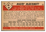 1953 Bowman Color Baseball #035 Maury McDermott Red Sox EX-MT 477233
