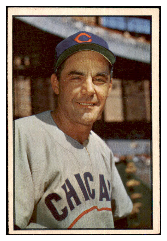 1953 Bowman Color Baseball #030 Phil Cavarretta Cubs EX-MT 477235