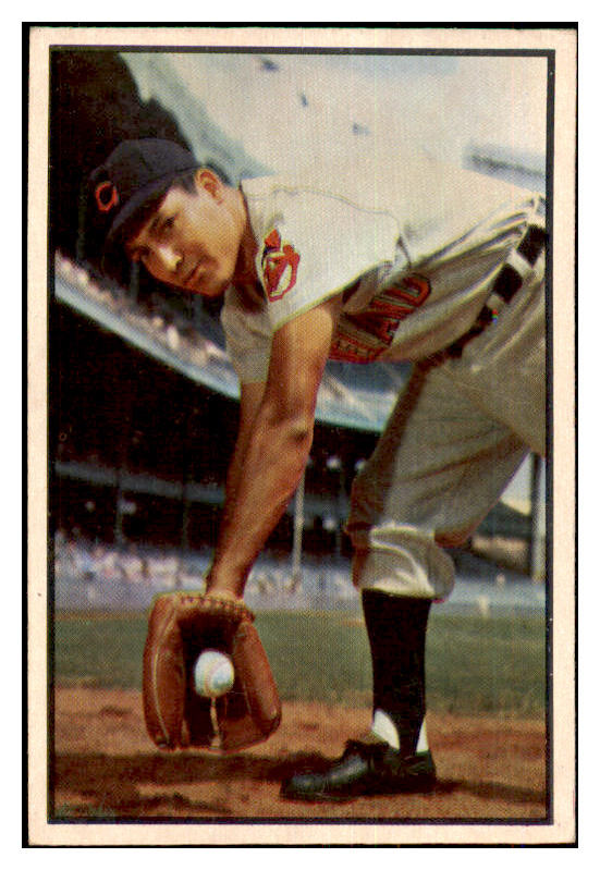1953 Bowman Color Baseball #029 Bobby Avila Indians EX-MT 477236